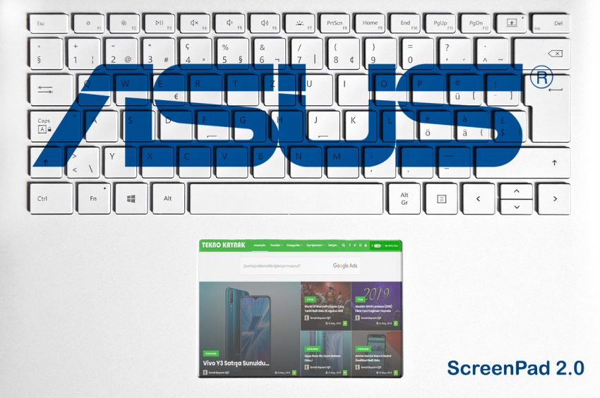 Asus ScreenPad 2.0 Tanıtımını Computex 2019’da Yaptı